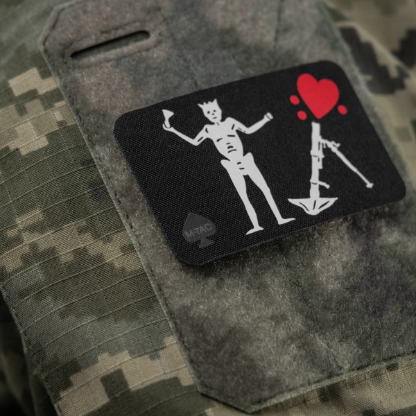 M-Tac нашивка прапор Чорна Борода 82-мм міномет Black - 51483011