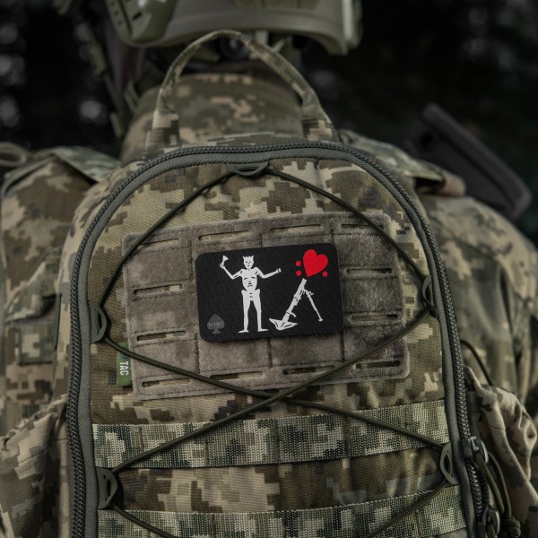 M-Tac нашивка прапор Чорна Борода 82-мм міномет Black - 51483011