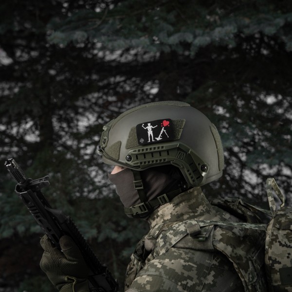 M-Tac нашивка прапор Чорна Борода 82-мм міномет Black - 51483011