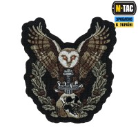 M-Tac нашивка Сова (вишивка) Black