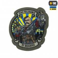 M-Tac нашивка Zero Tolerance (вышивка) Ranger Green