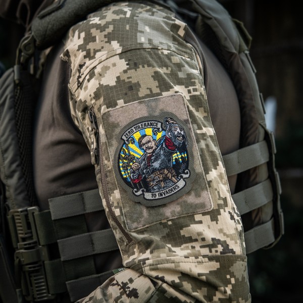 M-Tac нашивка Zero Tolerance (вышивка) Ranger Green - 51490023 M-Tac нашивка Zero Tolerance (вышивка) Ranger Green - 51490023