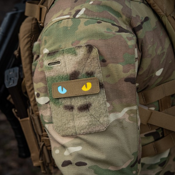 M-Tac нашивка Cat Eyes Laser Cut Coyote/Yellow/Blue/GID - 51494995