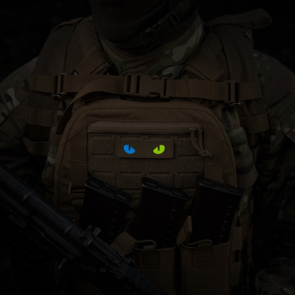 M-Tac нашивка Cat Eyes Laser Cut Coyote/Yellow/Blue/GID - 51494995