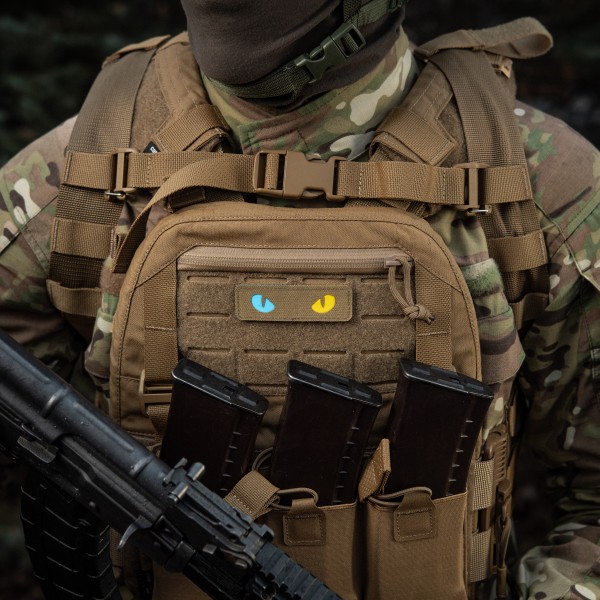 M-Tac нашивка Cat Eyes Laser Cut Coyote/Yellow/Blue/GID - 51494995