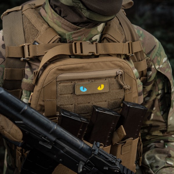 M-Tac нашивка Cat Eyes Laser Cut Coyote/Yellow/Blue/GID - 51494995