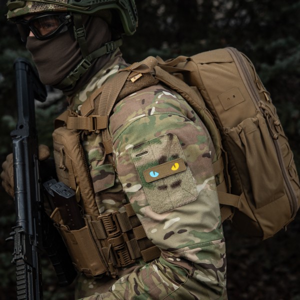 M-Tac нашивка Cat Eyes Laser Cut Coyote/Yellow/Blue/GID - 51494995