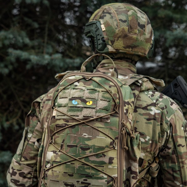 M-Tac нашивка Cat Eyes Laser Cut Multicam/Yellow/Blue/GID - 51494998