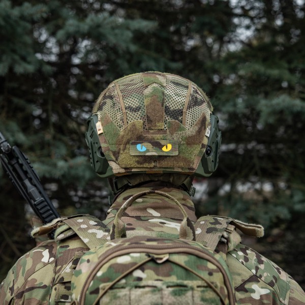 M-Tac нашивка Cat Eyes Laser Cut Multicam/Yellow/Blue/GID - 51494998