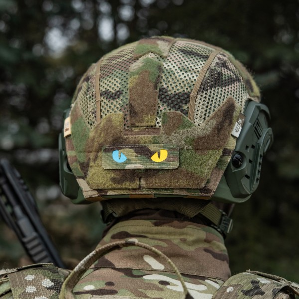 M-Tac нашивка Cat Eyes Laser Cut Multicam/Yellow/Blue/GID - 51494998