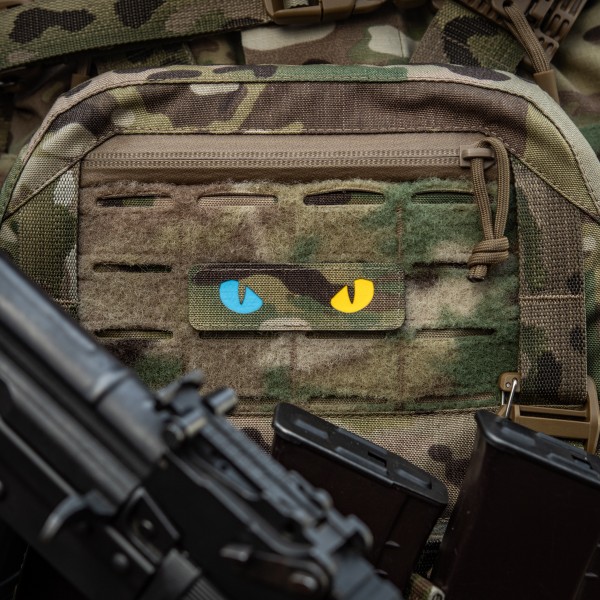 M-Tac нашивка Cat Eyes Laser Cut Multicam/Yellow/Blue/GID - 51494998