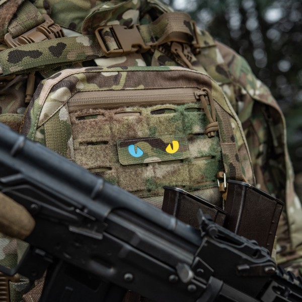 M-Tac нашивка Cat Eyes Laser Cut Multicam/Yellow/Blue/GID - 51494998