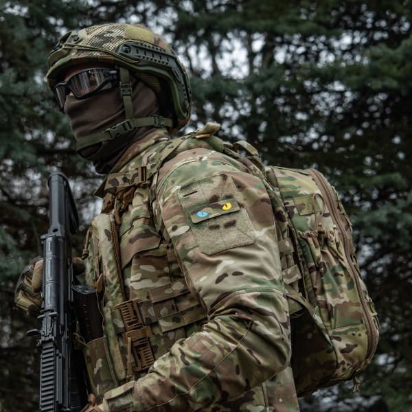 M-Tac нашивка Cat Eyes Laser Cut Multicam/Yellow/Blue/GID - 51494998