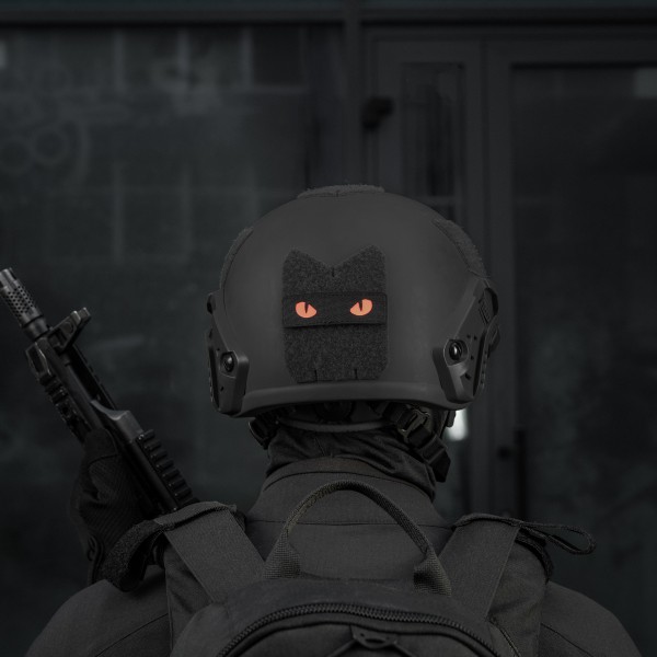 M-Tac нашивка Cat Eyes Laser Cut Black/Red/GID - 51495992