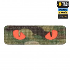 M-Tac нашивка Cat Eyes Laser Cut Multicam/Red/GID