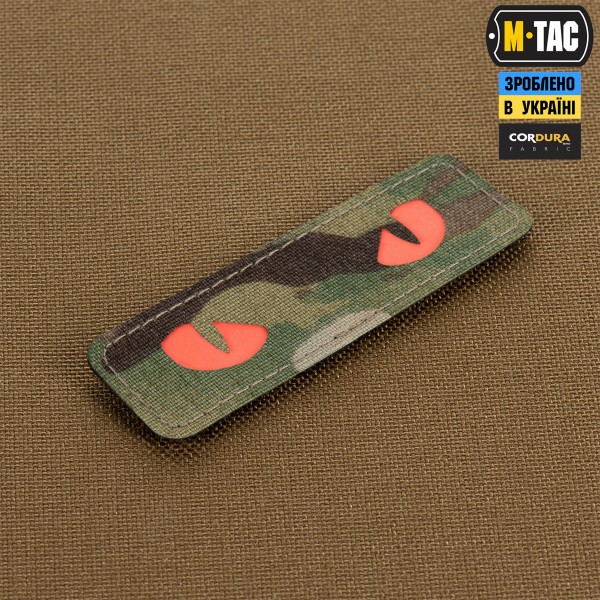 M-Tac нашивка Cat Eyes Laser Cut Multicam/Red/GID - 51495998