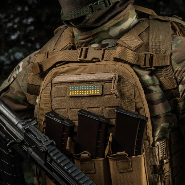 M-Tac нашивка прапор України 25х80 Laser Cut Coyote/Yellow/Blue/GID - 51496905