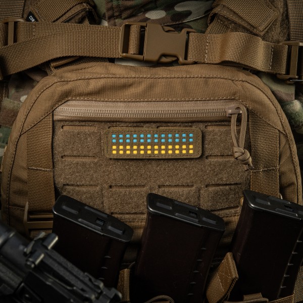 M-Tac нашивка прапор України 25х80 Laser Cut Coyote/Yellow/Blue/GID - 51496905