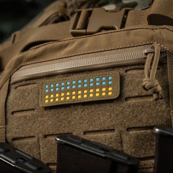 M-Tac нашивка прапор України 25х80 Laser Cut Coyote/Yellow/Blue/GID - 51496905