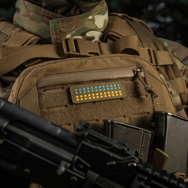 M-Tac нашивка прапор України 25х80 Laser Cut Coyote/Yellow/Blue/GID - 51496905