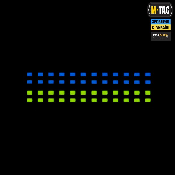 M-Tac нашивка флаг Украины 25х80 Laser Cut Multicam/Yellow/Blue/GID - 51496908