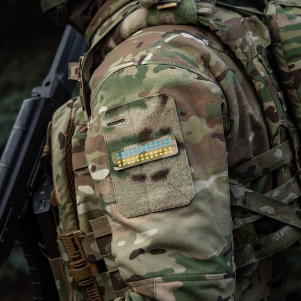 M-Tac нашивка флаг Украины 25х80 Laser Cut Multicam/Yellow/Blue/GID - 51496908