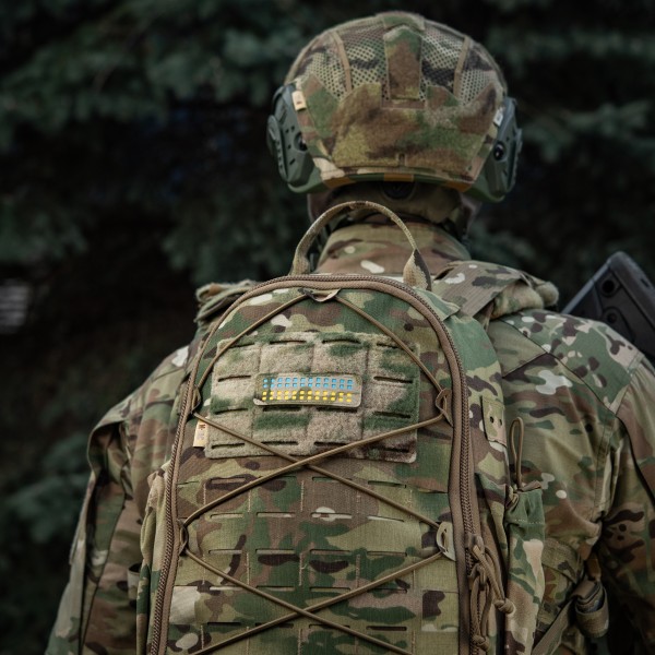 M-Tac нашивка флаг Украины 25х80 Laser Cut Multicam/Yellow/Blue/GID - 51496908