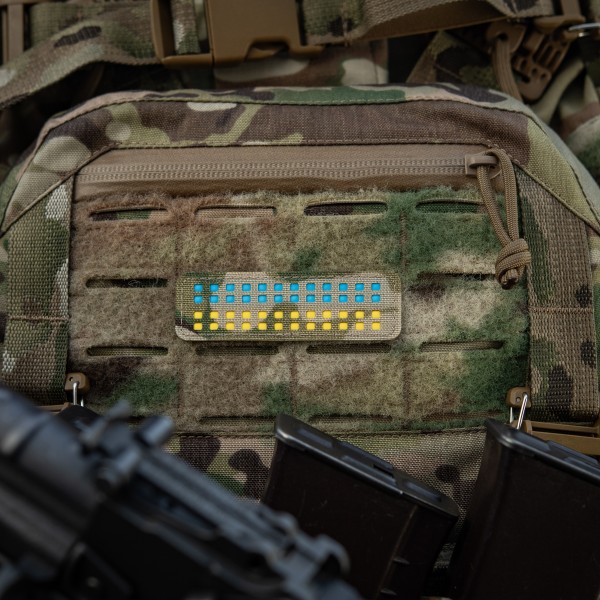 M-Tac нашивка флаг Украины 25х80 Laser Cut Multicam/Yellow/Blue/GID - 51496908
