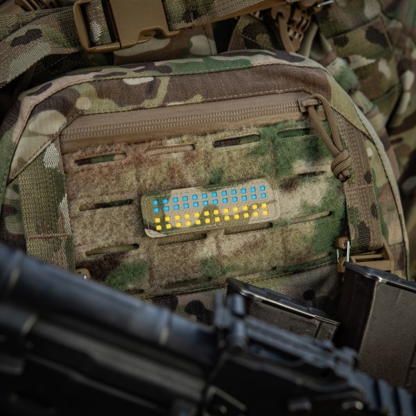 M-Tac нашивка флаг Украины 25х80 Laser Cut Multicam/Yellow/Blue/GID - 51496908