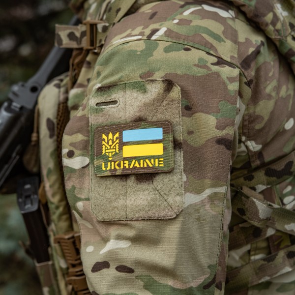 M-Tac нашивка Ukraine (с Тризубом) Laser Cut Multicam/Yellow/Blue/GID - 51497908 M-Tac нашивка Ukraine (с Тризубом) Laser Cut Multicam/Yellow/Blue/GID - 51497908
