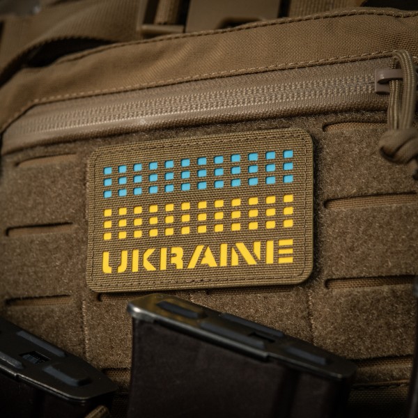 M-Tac нашивка Ukraine Laser Cut Coyote/Yellow/Blue/GID - 51498905