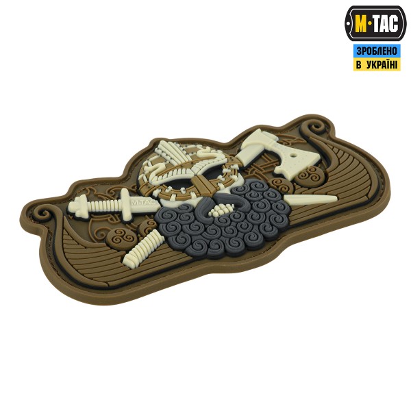 M-Tac нашивка Viking’s Drakkar Black/Coyote - 51499005 M-Tac нашивка Viking’s Drakkar Black/Coyote - 51499005