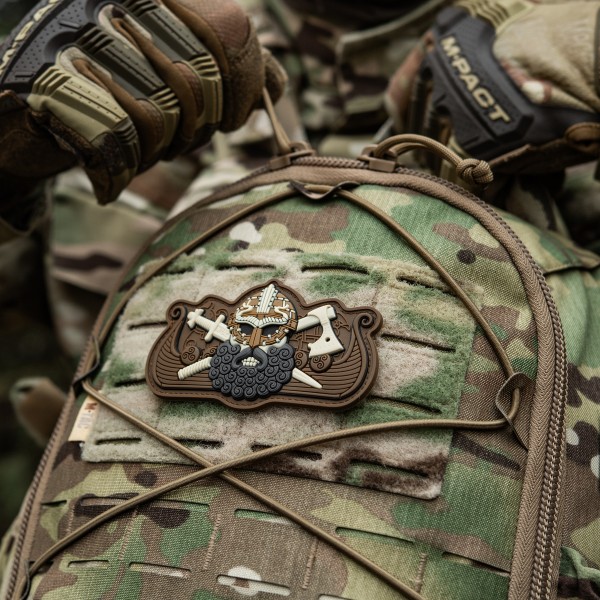 M-Tac нашивка Viking’s Drakkar Black/Coyote - 51499005 M-Tac нашивка Viking’s Drakkar Black/Coyote - 51499005