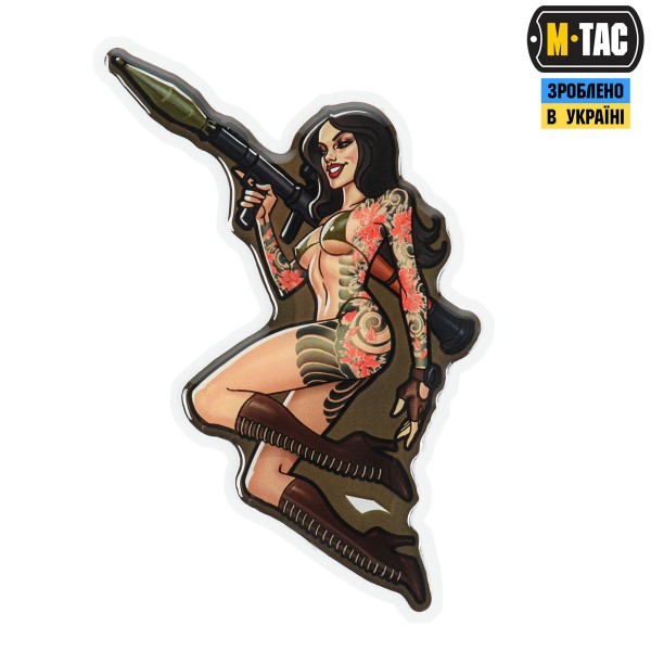 M-Tac наклейка обємна Tactical girl №9 РПГ Якудза - 51500001