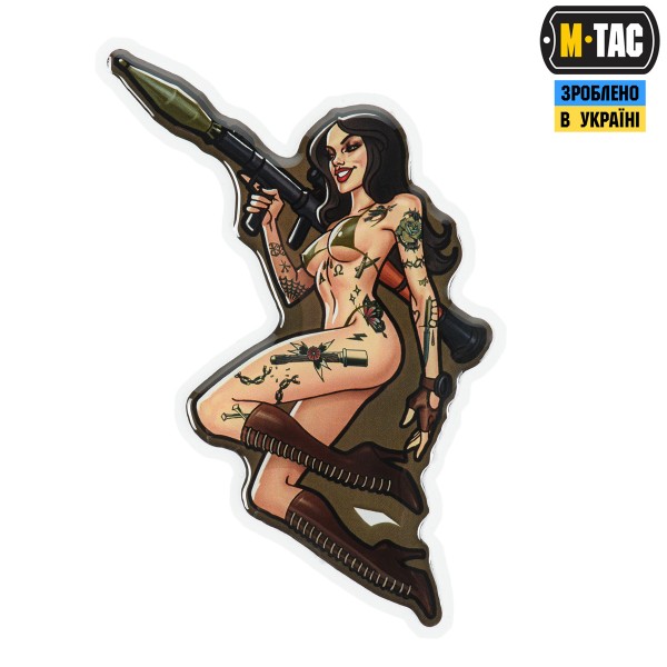 M-Tac наклейка обємна Tactical girl №9 РПГ Хулиган - 51500002
