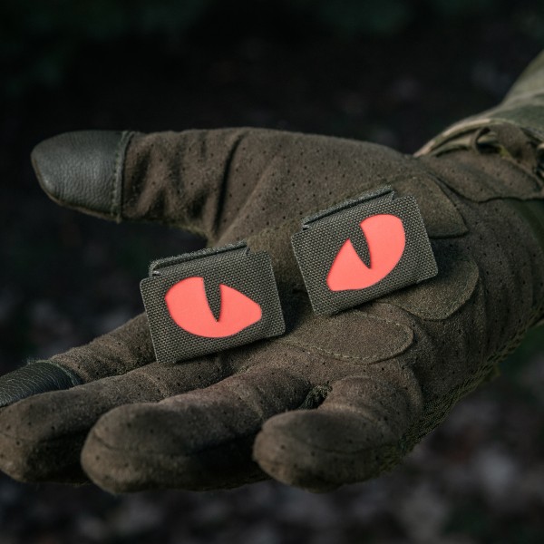 M-Tac нашивка Tiger Eyes Laser Cut (пара) Ranger Green/Red/GID - 51500923 M-Tac нашивка Tiger Eyes Laser Cut (пара) Ranger Green/Red/GID - 51500923