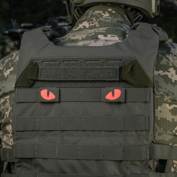 M-Tac нашивка Tiger Eyes Laser Cut (пара) Ranger Green/Red/GID - 51500923 M-Tac нашивка Tiger Eyes Laser Cut (пара) Ranger Green/Red/GID - 51500923