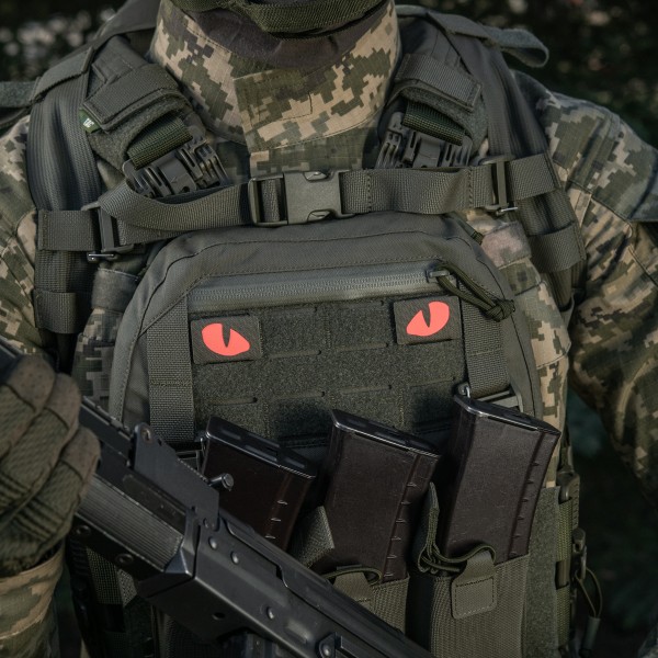 M-Tac нашивка Tiger Eyes Laser Cut (пара) Ranger Green/Red/GID - 51500923 M-Tac нашивка Tiger Eyes Laser Cut (пара) Ranger Green/Red/GID - 51500923