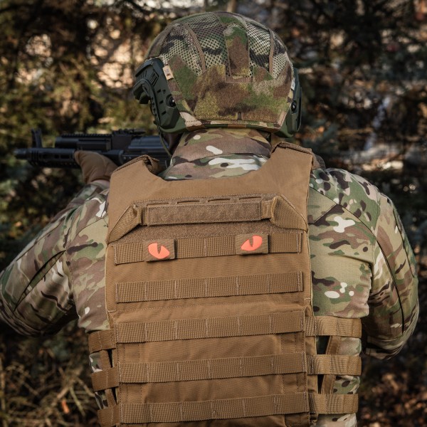 M-Tac нашивка Tiger Eyes Laser Cut (пара) Coyote/Red/GID - 51500995 M-Tac нашивка Tiger Eyes Laser Cut (пара) Coyote/Red/GID - 51500995