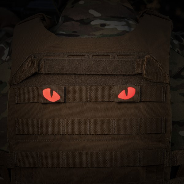 M-Tac нашивка Tiger Eyes Laser Cut (пара) Coyote/Red/GID - 51500995 M-Tac нашивка Tiger Eyes Laser Cut (пара) Coyote/Red/GID - 51500995