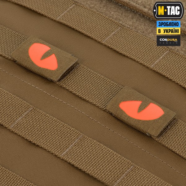 M-Tac нашивка Tiger Eyes Laser Cut (пара) Coyote/Red/GID - 51500995 M-Tac нашивка Tiger Eyes Laser Cut (пара) Coyote/Red/GID - 51500995