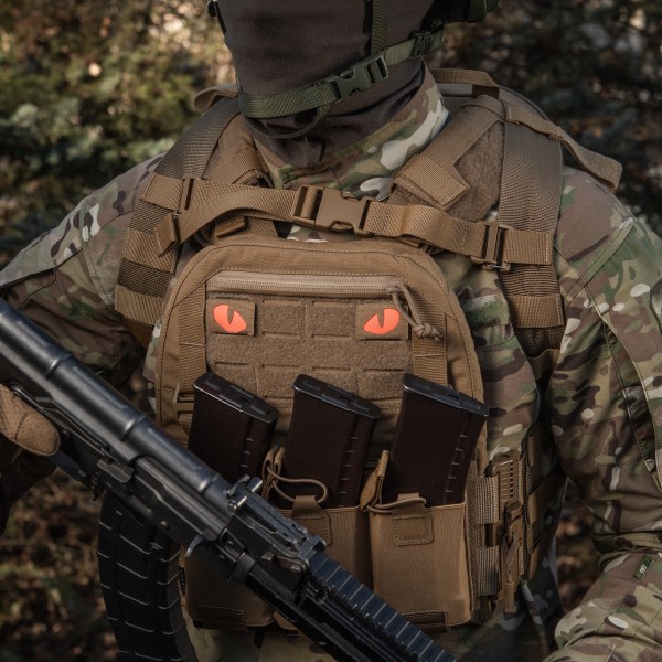 M-Tac нашивка Tiger Eyes Laser Cut (пара) Coyote/Red/GID - 51500995 M-Tac нашивка Tiger Eyes Laser Cut (пара) Coyote/Red/GID - 51500995