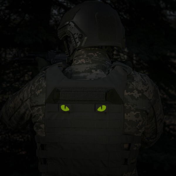 M-Tac нашивка Tiger Eyes Laser Cut (пара) Ranger Green/Yellow/GID - 51501923 M-Tac нашивка Tiger Eyes Laser Cut (пара) Ranger Green/Yellow/GID - 51501923
