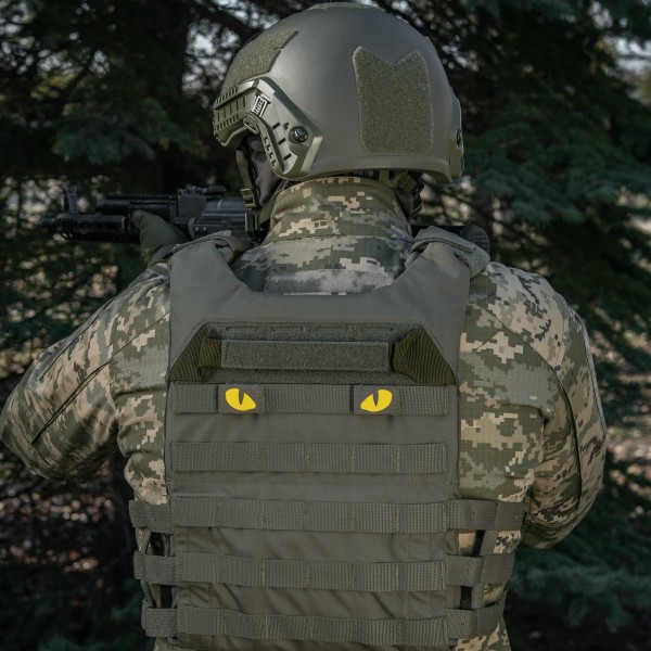 M-Tac нашивка Tiger Eyes Laser Cut (пара) Ranger Green/Yellow/GID - 51501923 M-Tac нашивка Tiger Eyes Laser Cut (пара) Ranger Green/Yellow/GID - 51501923