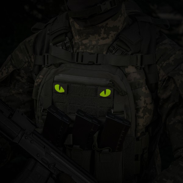M-Tac нашивка Tiger Eyes Laser Cut (пара) Ranger Green/Yellow/GID - 51501923 M-Tac нашивка Tiger Eyes Laser Cut (пара) Ranger Green/Yellow/GID - 51501923