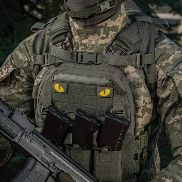 M-Tac нашивка Tiger Eyes Laser Cut (пара) Ranger Green/Yellow/GID - 51501923 M-Tac нашивка Tiger Eyes Laser Cut (пара) Ranger Green/Yellow/GID - 51501923