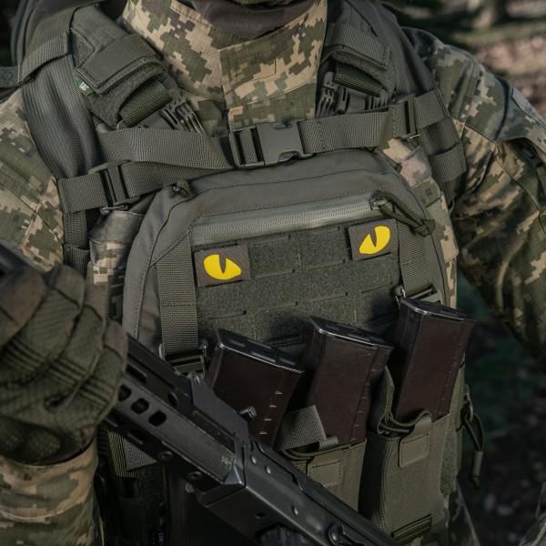 M-Tac нашивка Tiger Eyes Laser Cut (пара) Ranger Green/Yellow/GID - 51501923 M-Tac нашивка Tiger Eyes Laser Cut (пара) Ranger Green/Yellow/GID - 51501923