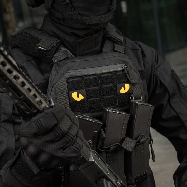 M-Tac нашивка Tiger Eyes Laser Cut (пара) Black/Yellow/GID - 51501992 M-Tac нашивка Tiger Eyes Laser Cut (пара) Black/Yellow/GID - 51501992