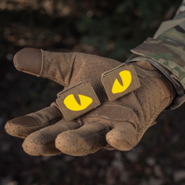 M-Tac нашивка Tiger Eyes Laser Cut (пара) Coyote/Yellow/GID - 51501995 M-Tac нашивка Tiger Eyes Laser Cut (пара) Coyote/Yellow/GID - 51501995