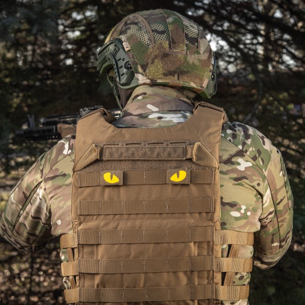 M-Tac нашивка Tiger Eyes Laser Cut (пара) Coyote/Yellow/GID - 51501995 M-Tac нашивка Tiger Eyes Laser Cut (пара) Coyote/Yellow/GID - 51501995